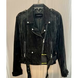 Marc New York Women's Suede Moto Jacket NWT